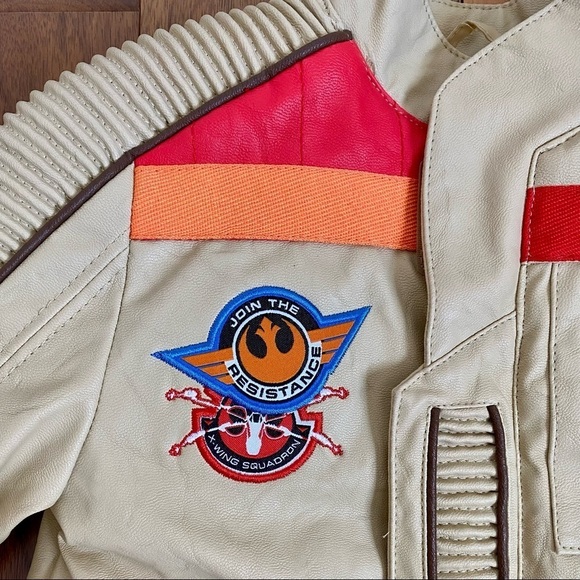 Disney Store Star Wars Resistance Force Awakens Finn’s Pilot X Wing Jacket 2 - Picture 7 of 12
